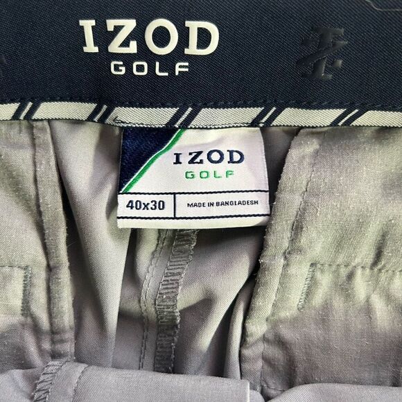 IZOD Golf Size 40 x 30 Grey Pants - Picture 3 of 3